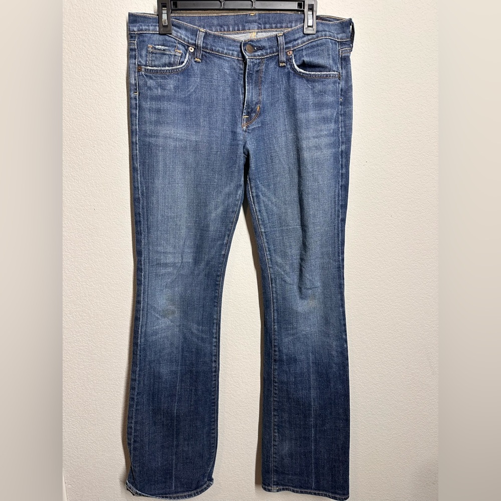 Citizens Of Humanity Blue Flare & Wide Leg Jeans - Picture 2 of 12